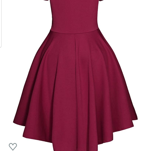 Womens Summer Off The Shoulder Short Sleeve High L - Picture 4 of 6